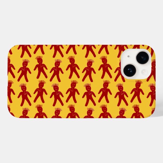 Blood Red Voodoo Dolls Case-Mate iPhone Case (Back (Horizontal))