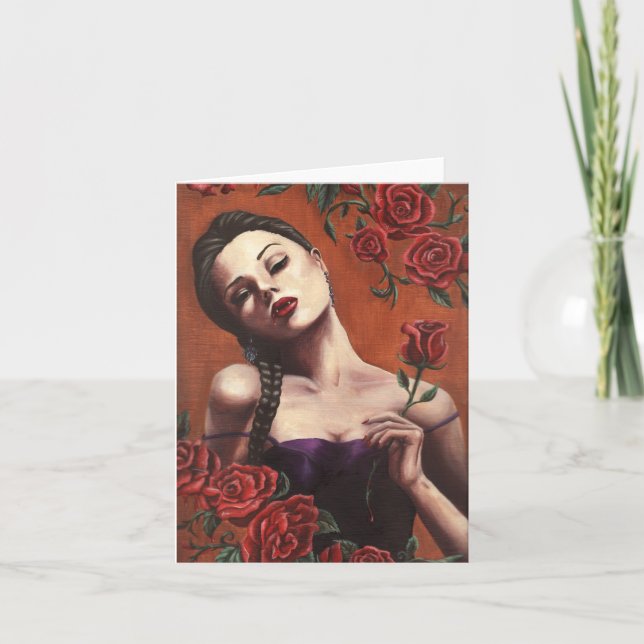 Blood Roses - Notecard (Front)