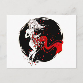 Blood Roses Postcard
