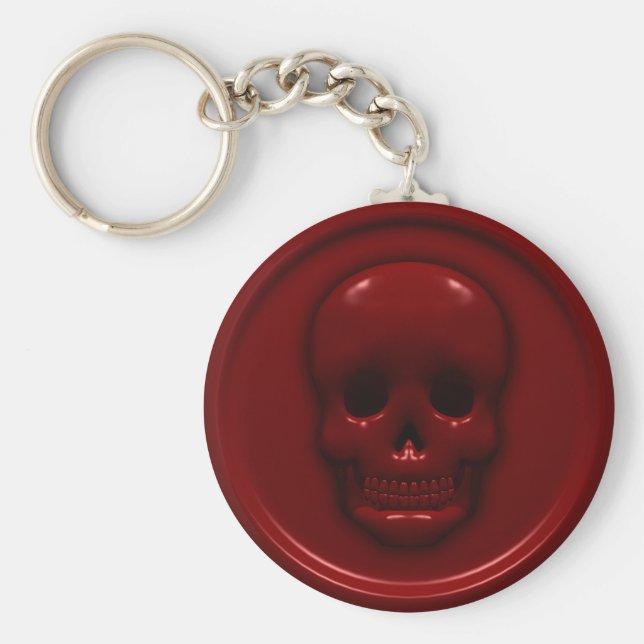 Blood Skull Keychain (Front)