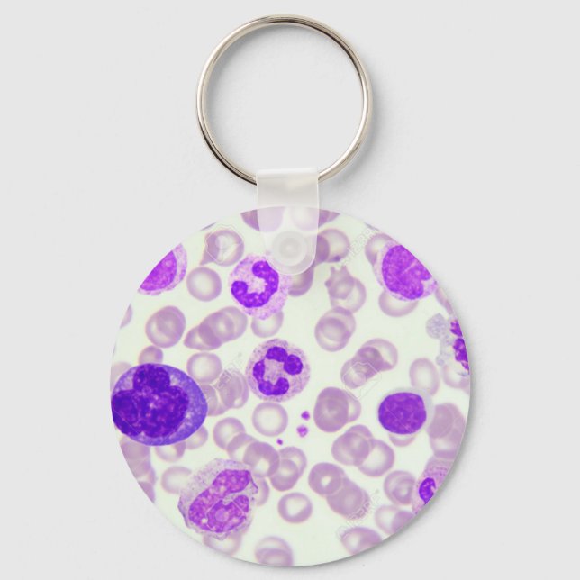 blood smear keychain (Front)