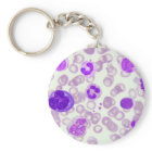 blood smear keychain