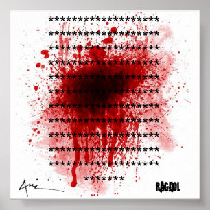 blood spatter, auc tag copy, ******************... poster