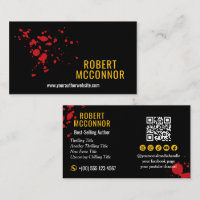Blood Spatter Crime Horror Thriller Author