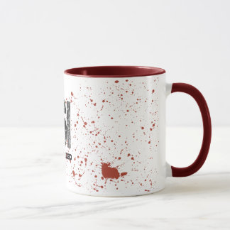 Blood Spatter CSI Unauthorized Mug