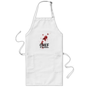 Blood Spatter Funny Apron