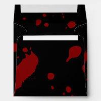 Blood Spatters Halloween Horror Theme Square
