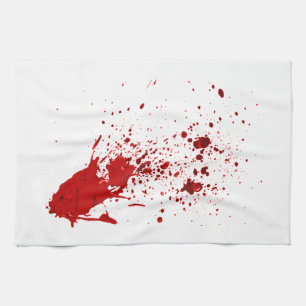 blood splatter 1 kitchen towel