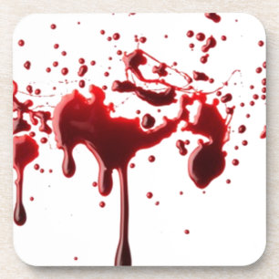 blood splatter 3 coaster