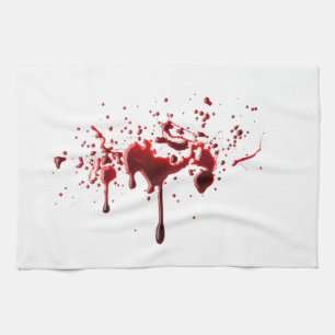 blood splatter 3 kitchen towel