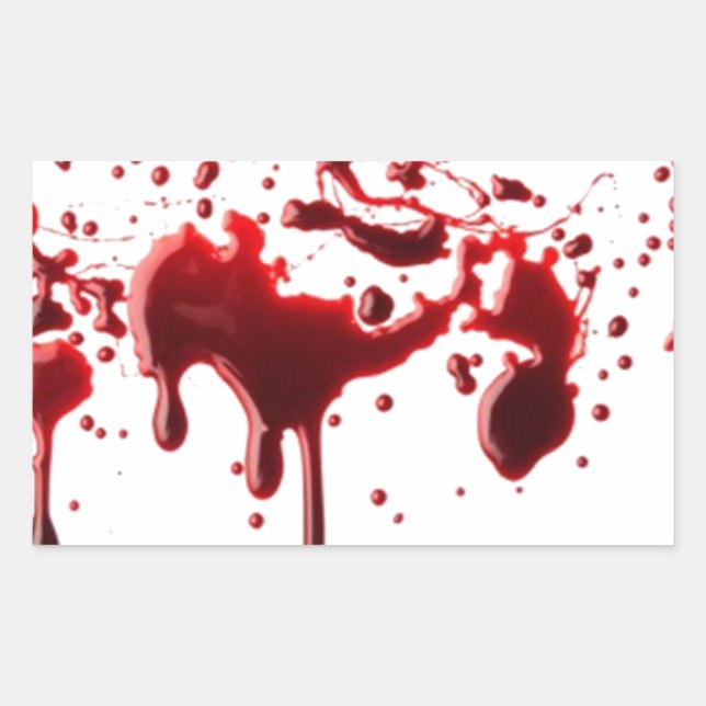 blood splatter 3 sticker (Front)