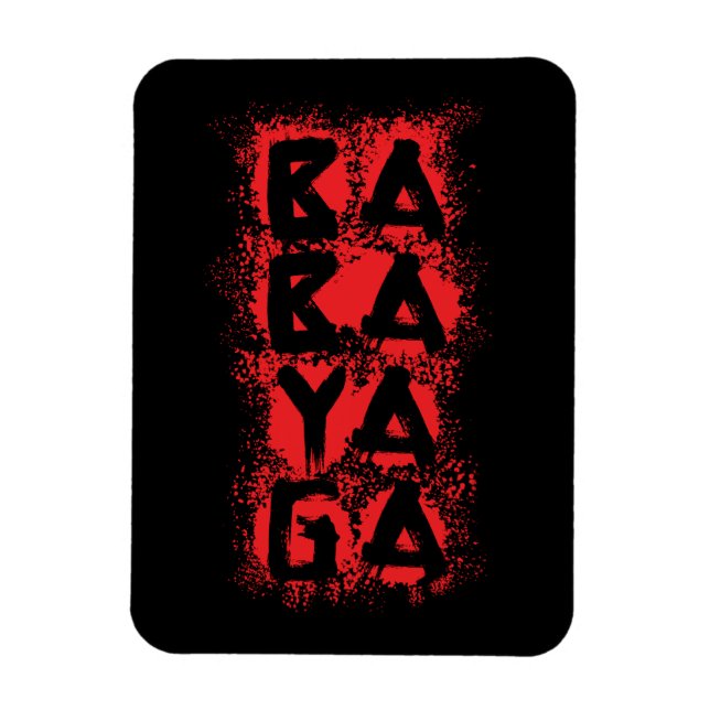 Blood Splatter Baba Yaga Magnet (Vertical)