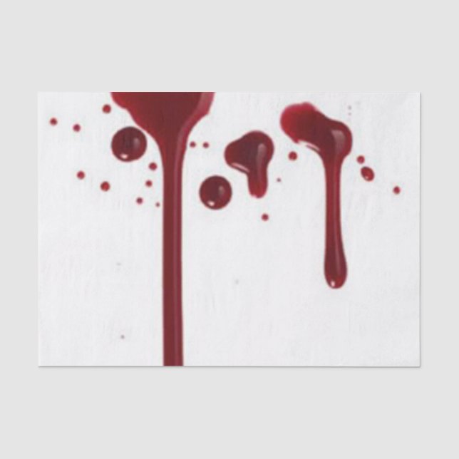blood splatter fourth tissue paper (Front)