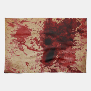 Blood Splatter Kitchen Towel