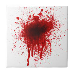 Blood Splatter Realistic Tile