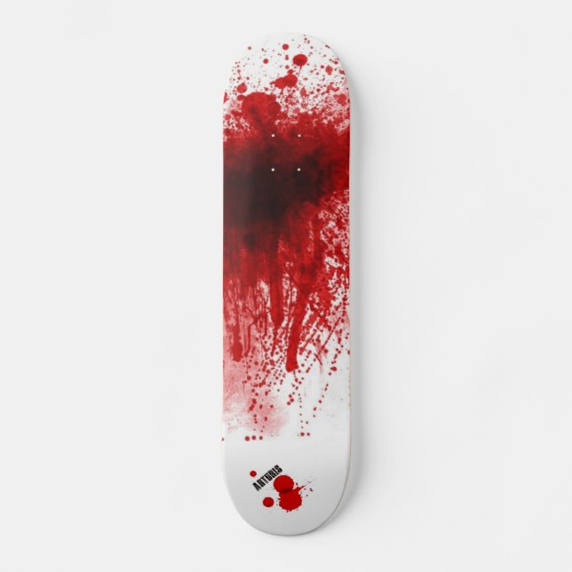 Blood Splatter Skateboard (Front)