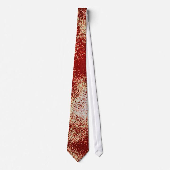blood stained splatter tie (Front)