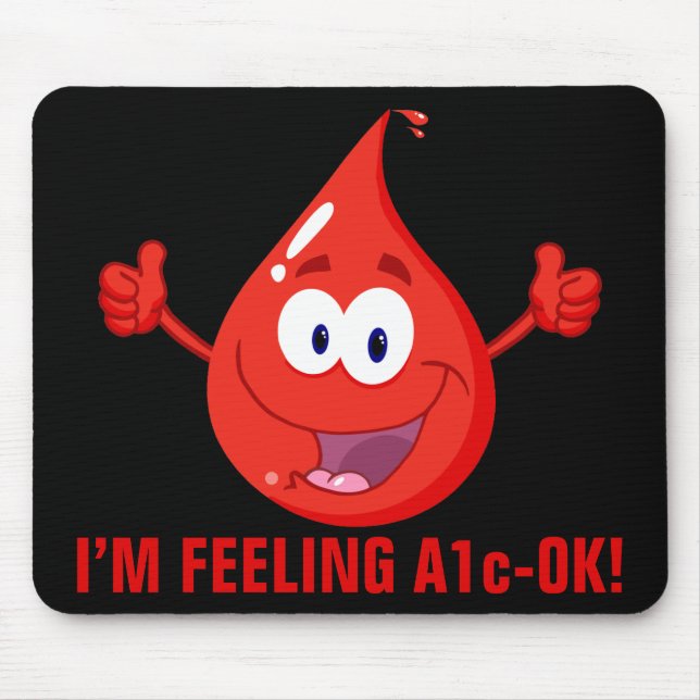 Blood Sugar Control Mouse Pad (Front)