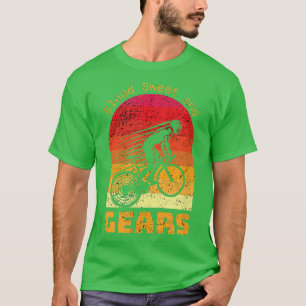 Blood Sweat and Gears Tough Cycling Love Bicycle R T-Shirt