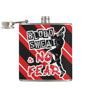 Blood, Sweat and No Fear, Lacrosse Hip Flask