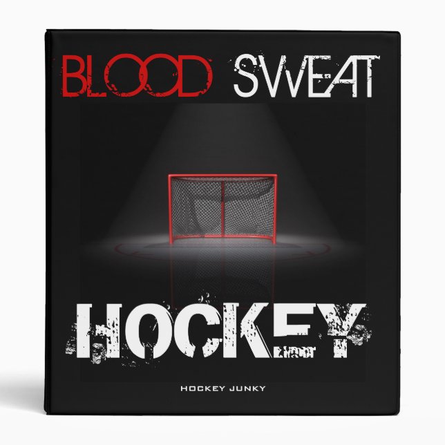 BLOOD SWEAT HOCKEY BINDER (Front)