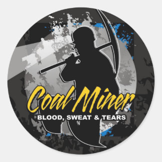BLOOD, SWEAT & TEARS CLASSIC ROUND STICKER