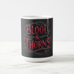 Blood & Thorns Gothic Design – Dark and Edgy  Coffee Mug