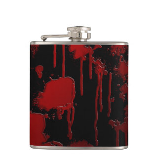 blood type hip flask