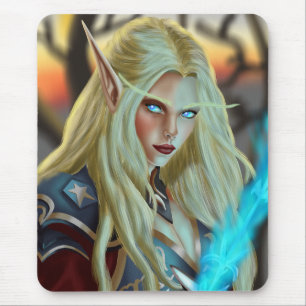 Bloodelf Magician Mouse Pad