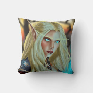 Bloodelf Magician Throw Pillow