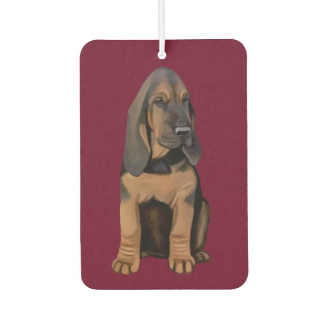 Bloodhound Air Freshener (Front)
