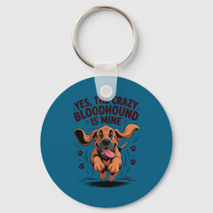 Bloodhound Breed Cute Pet Dog Lover Cartoon Funny  Keychain