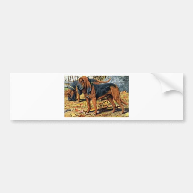 Bloodhound Bumper Sticker (Front)