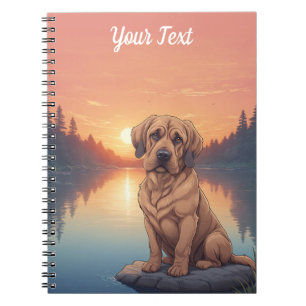 Bloodhound by Lake Notebook