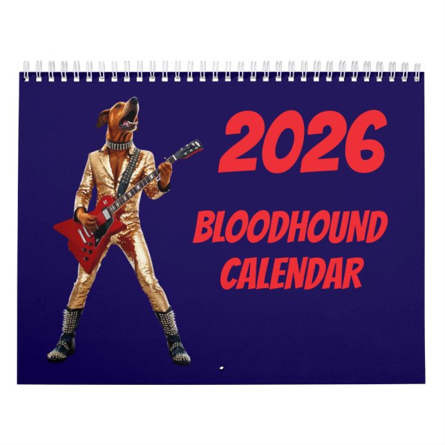 Bloodhound Calendar (Cover)