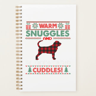 Bloodhound Chien de Noël Pyjama Chemise laide Noël