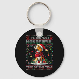 Bloodhound Christmas Tree Decorations Dog Lover Xm Keychain