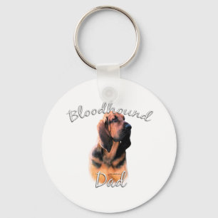Bloodhound Dad 2 Keychain