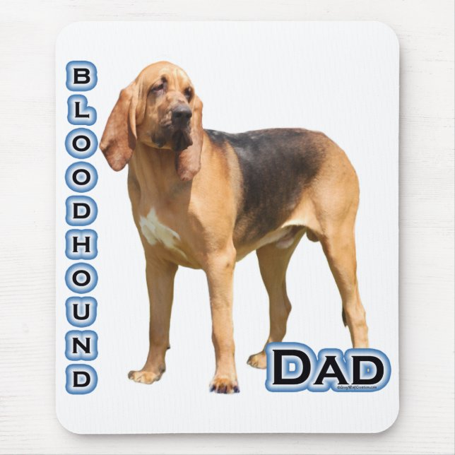 Bloodhound Dad 4 Mouse Pad (Front)