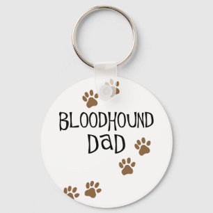 Bloodhound Dad Keychain