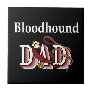 Bloodhound Dad Tile
