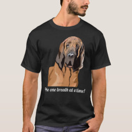 Bloodhound Digital Drawing T-Shirt