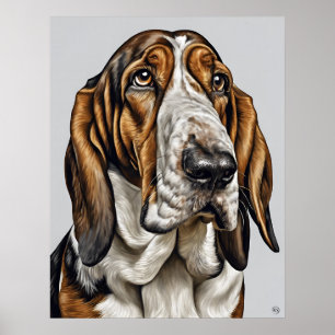Bloodhound - Dog Art Print