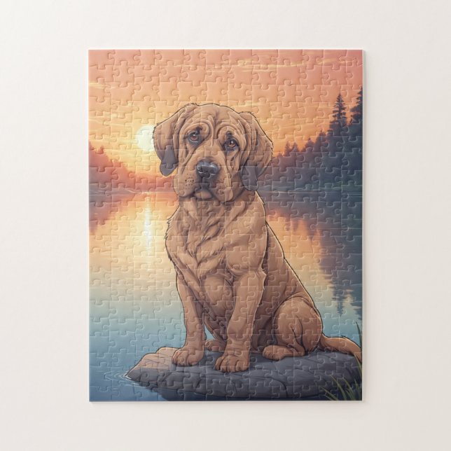 Bloodhound dog jigsaw puzzle (Vertical)