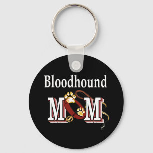 Bloodhound Dog MOM Keychain