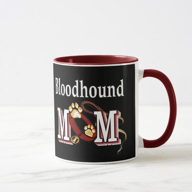 Bloodhound Dog MOM Mug (Right)