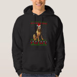 Bloodhound Dog Santa Hat Xmas Ugly Christmas Hoodie<br><div class="desc">Bloodhound Dog Santa Hat Xmas Ugly Christmas</div>
