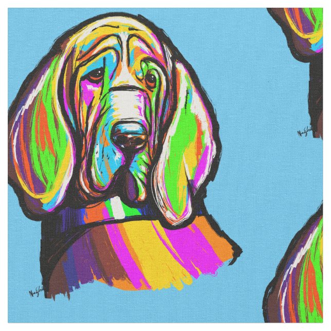 bloodhound fabric (Close Up)