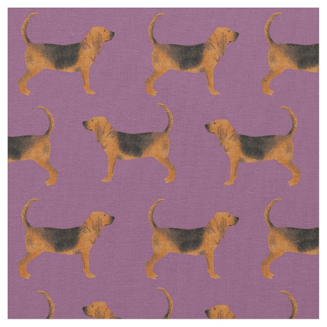 bloodhound fabric dark purple (Close Up)