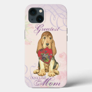Bloodhound Heart Mom iPhone 13 Case